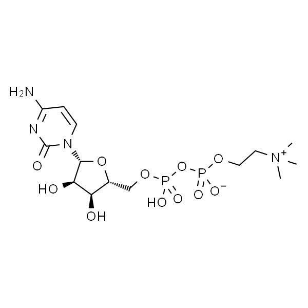 Cytidine 5'-?(trihydrogen diphosphate)?， P'-?[2-?(trimethylammonio)?ethyl] ester， inner salt