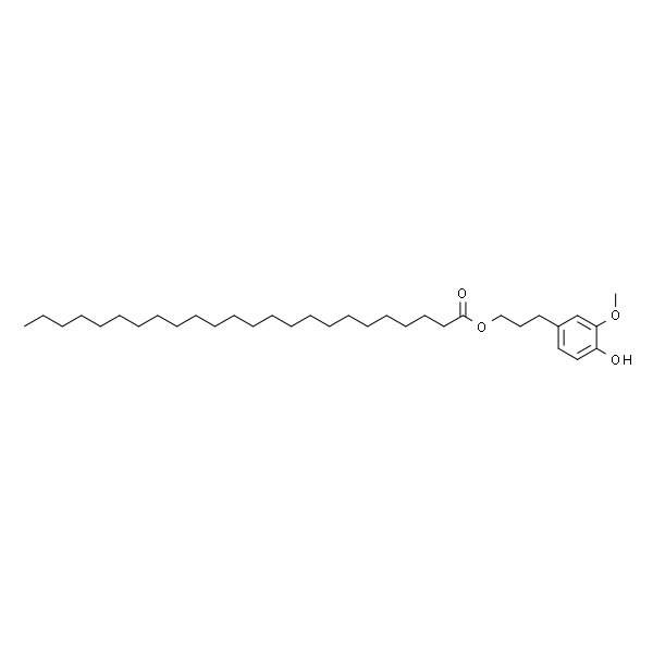 3-(4-Hydroxy-3-methoxyphenyl)propyl tetracosanoate