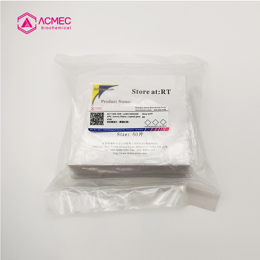APS ( Amino Silane ) coated glass slide