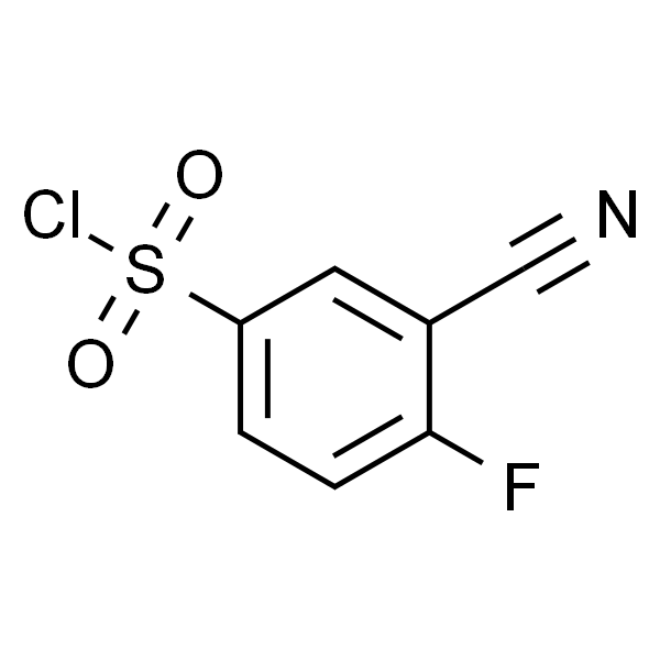 3-Cyano-4-fluorobenzenesulfonyl chloride