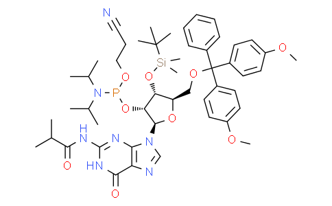 3'-O-tert-Butyldimethylsilyl-5'-O-DMT-N2-isobutyrylguanosine 2'-CE phosphoramidite