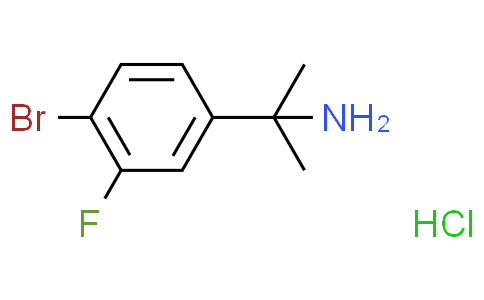 2-(4-bromo-3-fluorophenyl)propan-2-amine hydrochloride