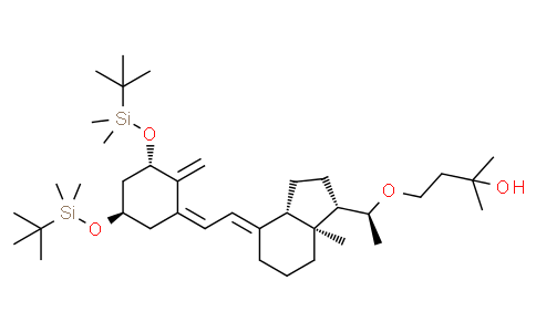 4-((S)-1-((1S,3aS,7aS,E)-4-((Z)-2-((3S,5R)-3,5-bis((tert-butyldimethylsilyl)oxy)-2-methylenecyclohexylidene)ethylidene)-7a-methyloctahydro-1H-inden-1-yl)ethoxy)-2-methylb...