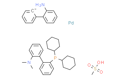 Methanesulfonato 2-dicyclohexylphosphino-2-(N,N-dimethylamino)biphenyl(2′-amino-1,1′-biphenyl-2-yl) palladium(II)