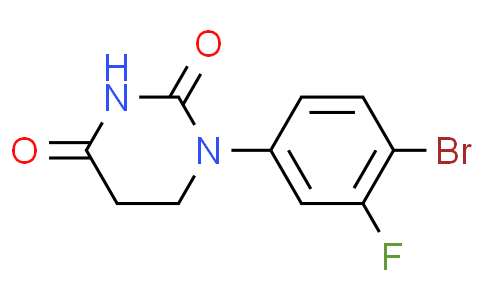 2,4(1H,3H)-Pyrimidinedione, 1-(4-bromo-3-fluorophenyl)dihydro-