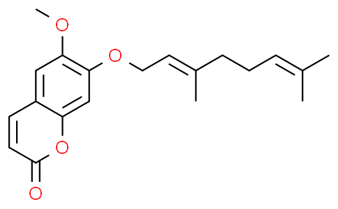 7-Geranyloxy-6-methoxycoumarin