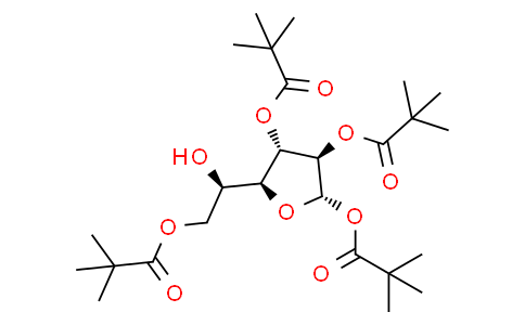(2S,3R,4S,5S)-5-((R)-1-hydroxy-2-(pivaloyloxy)ethyl)tetrahydrofuran-2,3,4-triyl tris(2,2-dimethylpropanoate)