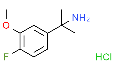 2-(4-fluoro-3-methoxyphenyl)propan-2-amine hydrochloride