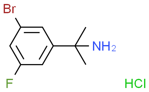 2-(3-bromo-5-fluorophenyl)propan-2-amine hydrochloride