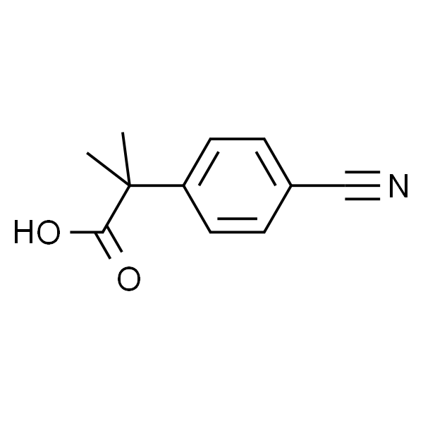2-(4-cyanophenyl)-2-methylpropanoic acid