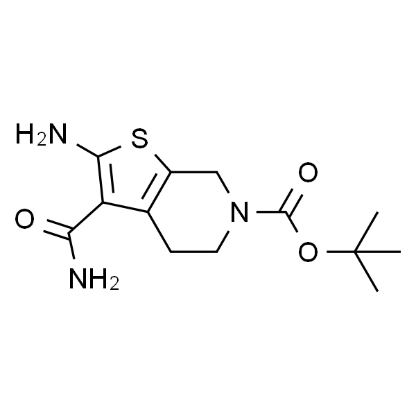 2-AMINO-3-CARBAMOYL-4,7-DIHYDRO-5H-THIENO[2,3-C]PYRIDINE-6-CARBOXYLIC ACID TERT-BUTYL ESTER