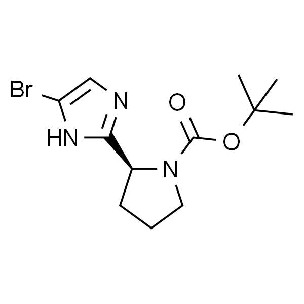 tert-butyl (2S)-2-(5-bromo-1H-imidazol-2-yl)pyrrolidine-1-carboxylate