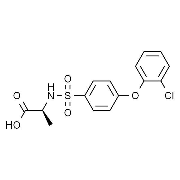 ALANINE, N-[[4-(2-CHLOROPHENOXY)PHENYL]SULFONYL]-