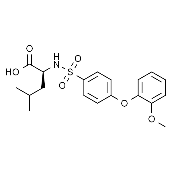 LEUCINE, N-[[4-(2-METHOXYPHENOXY)PHENYL]SULFONYL]-