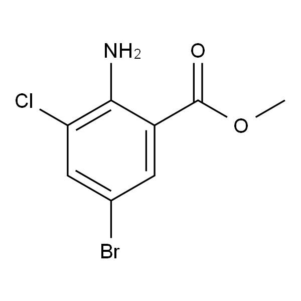 2-Amino-5-bromo-3-chloro-benzoic acid methyl ester