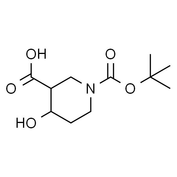1-(tert-Butoxycarbonyl)-4-hydroxypiperidine-3-carboxylic acid