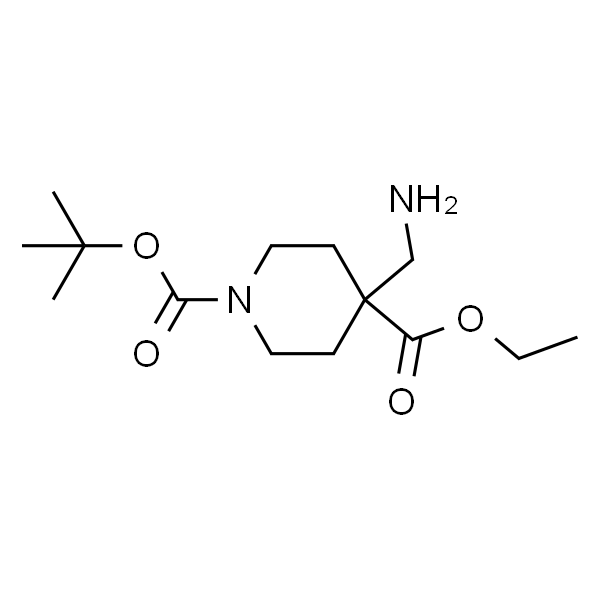 1-tert-Butyl 4-ethyl 4-(aminomethyl)piperidine-1,4-dicarboxylate