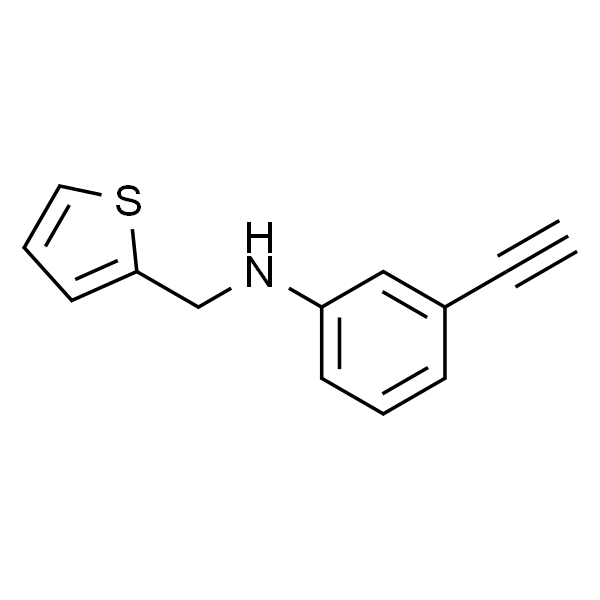 3-Ethynyl-N-(thiophen-2-ylmethyl)aniline