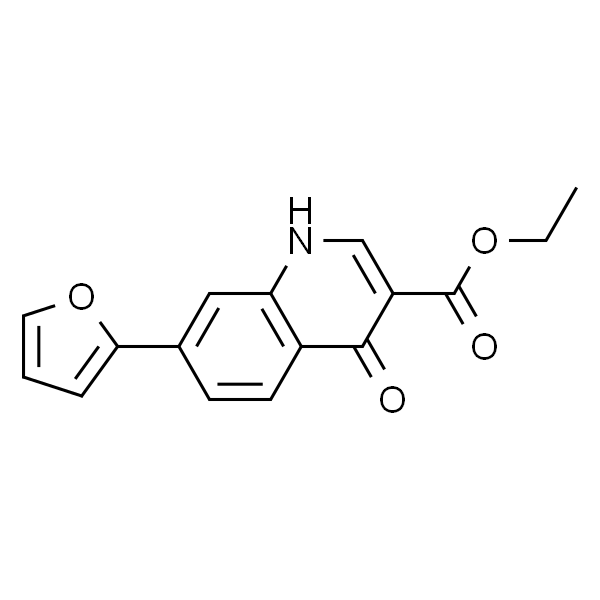 Ethyl 7-(furan-2-yl)-4-oxo-1,4-dihydroquinoline-3-carboxylate