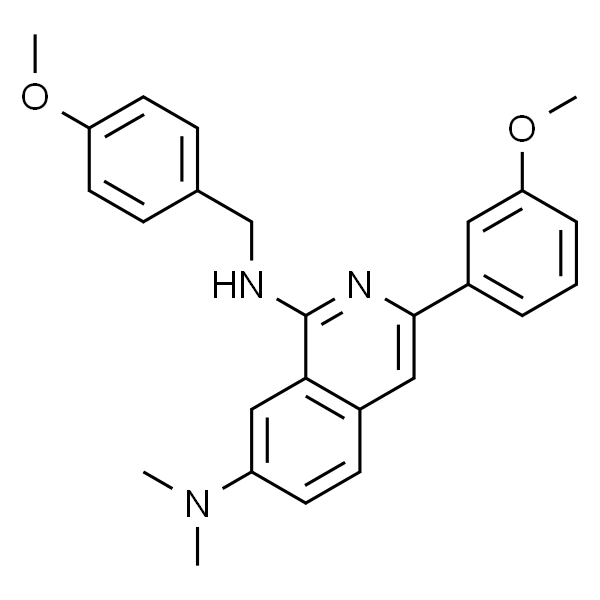 1,7-Isoquinolinediamine, 3-(3-methoxyphenyl)-N1-[(4-methoxyphenyl)methyl]-N7,N7-dimethyl-