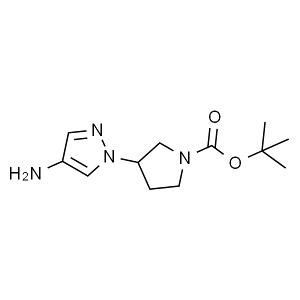 tert-Butyl 3-(4-amino-1H-pyrazol-1-yl)pyrrolidine-1-carboxylate
