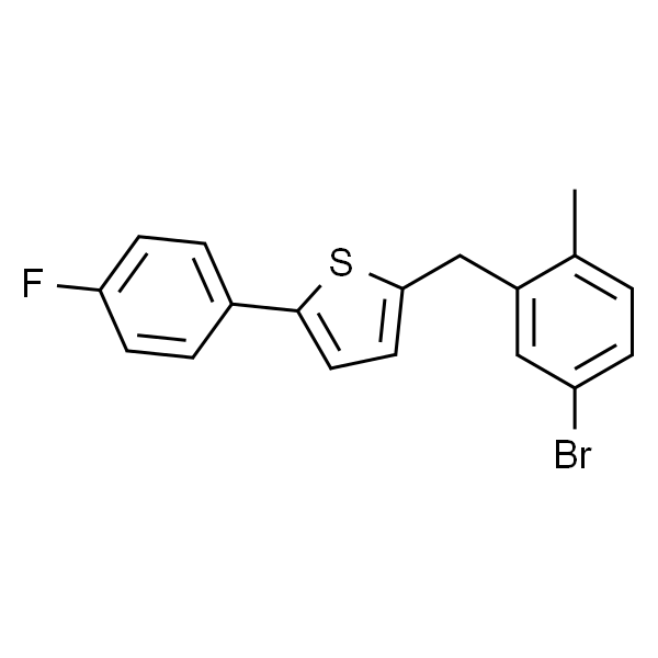 2-(5-Bromo-2-methylbenzyl)-5-(4-fluorophenyl)thiophene