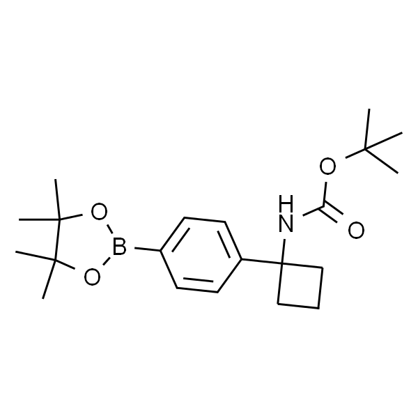 tert-Butyl (1-(4-(4,4,5,5-tetramethyl-1,3,2-dioxaborolan-2-yl)phenyl)cyclobutyl)carbamate