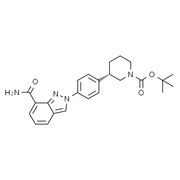 tert-butyl (3S)-3-{4-[7-(aminocarbonyl)-2H-indazol-2-yl]phenyl}piperidine-1-carboxylate