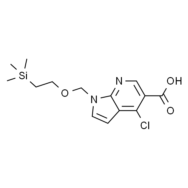 1H-Pyrrolo[2,3-b]pyridine-5-carboxylic acid, 4-chloro-1-[[2-(triMethylsilyl)ethoxy]Methyl]-