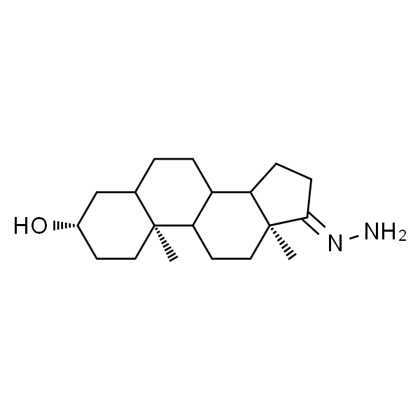 5α-Androstan-17-one, 3β-hydroxy-, hydrazone