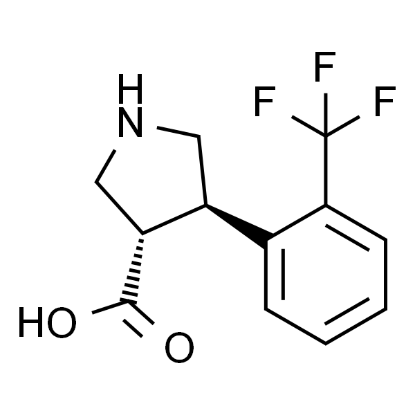 trans-4-(2-(Trifluoromethyl)phenyl)pyrrolidine-3-carboxylic acid hydrochloride