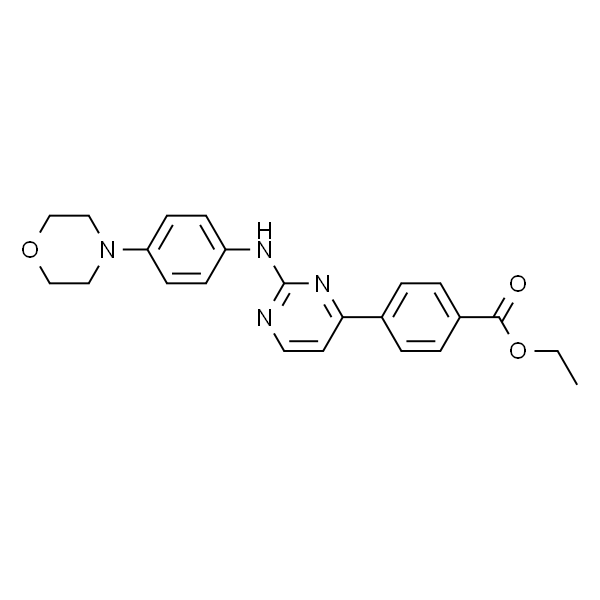 ethyl 4-(2-(4-morpholinophenylamino)pyrimidin-4-yl)benzoate