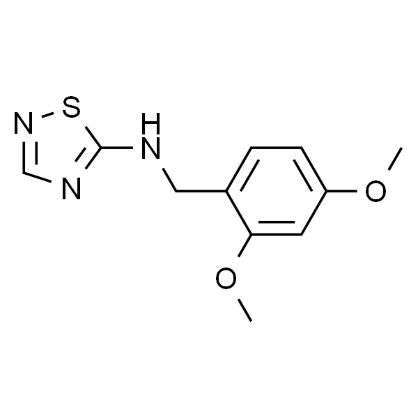 N-[(2,4-dimethoxyphenyl)methyl]-1,2,4-thiadiazol-5-amine