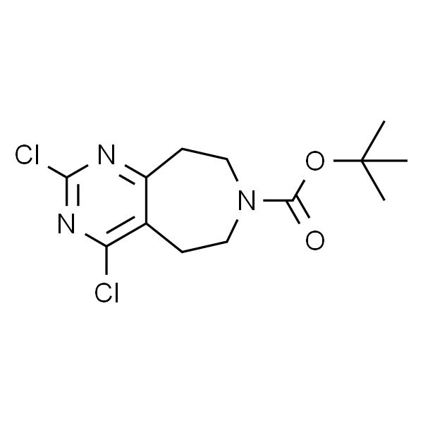 tert-Butyl 2,4-dichloro-5,6,8,9-tetrahydropyrimido-[4,5-d]azepine-7-carboxylate