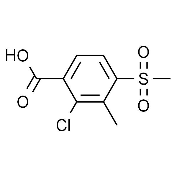 2-chloro-3-methyl-4-(methylsulfonyl)benzoic acid