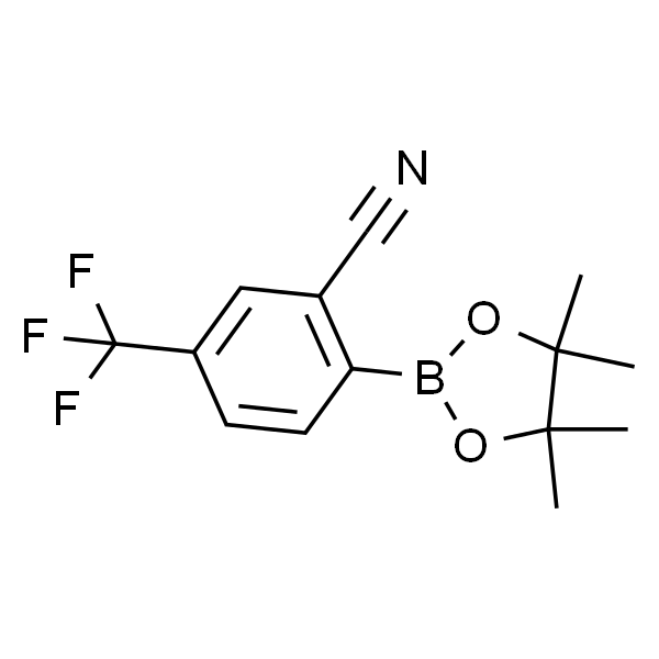 2-(4,4,5,5-Tetramethyl-1,3,2-dioxaborolan-2-yl)-5-(trifluoromethyl)benzonitrile