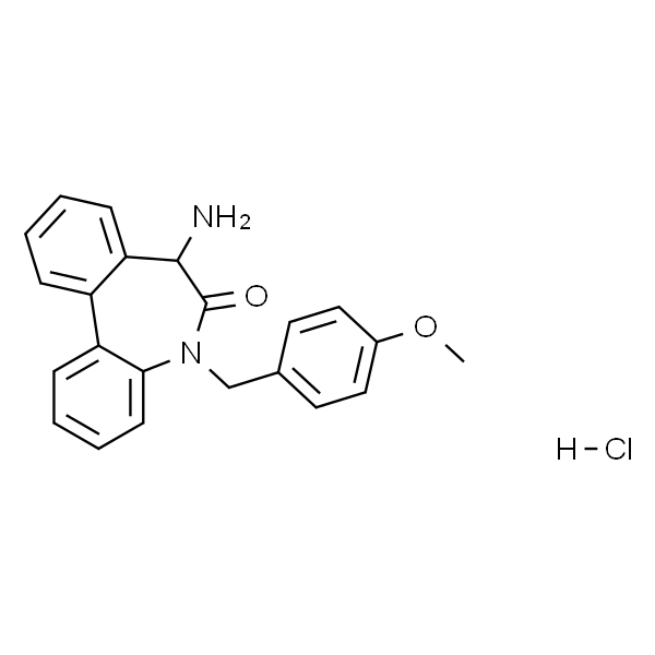 6H-Dibenz[b,d]azepin-6-one, 7-amino-5,7-dihydro-5-[(4-methoxyphenyl)methyl]-, hydrochloride (1:1)
