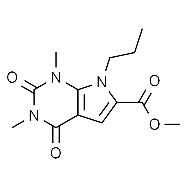 Methyl 1,3-diMethyl-2,4-dioxo-7-propyl-2,3,4,7-tetrahydro-1H-pyrrolo[2,3-d]pyriMidine-6-carboxylate, 96%