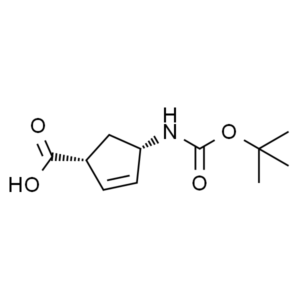 rel-(1R,4S)-4-((tert-butoxycarbonyl)amino)cyclopent-2-enecarboxylicacid