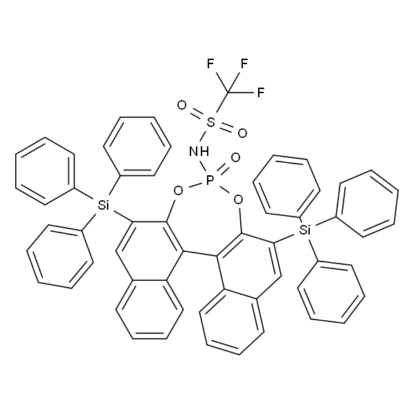 1，?1，?1-?Trifluoro-?N-?[(11bR)?-?4-?oxido-?2，?6-?bis(triphenylsilyl)?dinaphtho[2，?1-?d:1'，?2'-?f]?[1，?3，?2]?dioxaphosphepin-?4-?yl]?methanesulfonamide