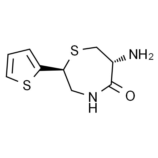 (2S,6R)-6-Amino-2-(thiophen-2-yl)-1,4-thiazepan-5-one