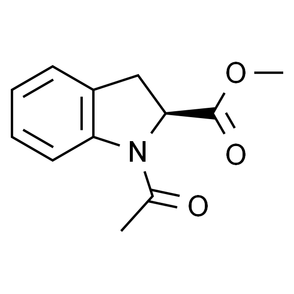 1H-Indole-2-carboxylic acid, 1-acetyl-2,3-dihydro-, methyl ester, (2S)-