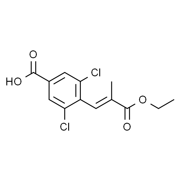 (E)-3,5-dichloro-4-(3-ethoxy-2-methyl-3-oxoprop-1-enyl)benzoic acid