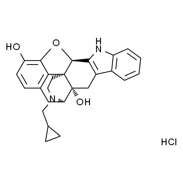 4,8-Methanobenzofuro[2,3-a]pyrido[4,3-b]carbazole-1,8a(9H)-diol,7-(cyclopropylmethyl)-5,6,7,8,14,14b-hexahydro-, hydrochloride (1:1),(4bS,8R,8aS,14bR)-