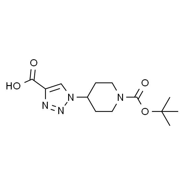 1-[1-(tert-butoxycarbonyl)piperidin-4-yl]-1H-1,2,3-triazole-4-carboxylic acid
