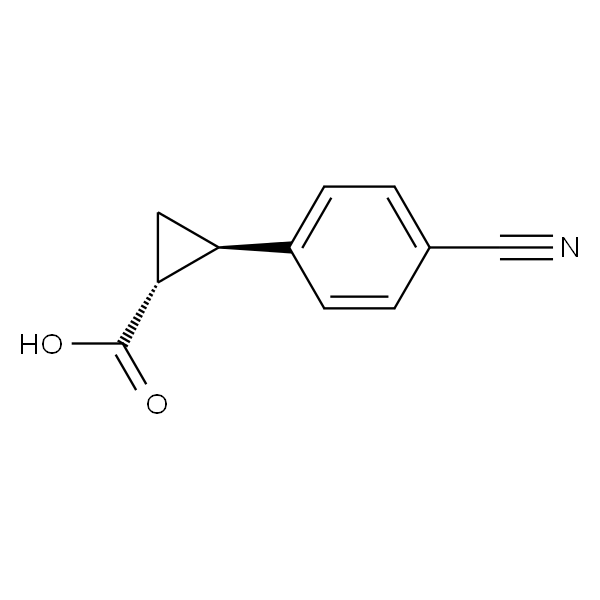 2-(4-cyanophenyl)cyclopropane-1-carboxylic acid