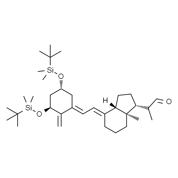 (S)-2-((1R,3aS,7aR,E)-4-((E)-2-((3S,5R)-3,5-bis(tert-butyldimethylsilyloxy)-2-methylenecyclohexylidene)ethylidene)-7a-methyloctahydro-1H-inden-1-yl)propanal