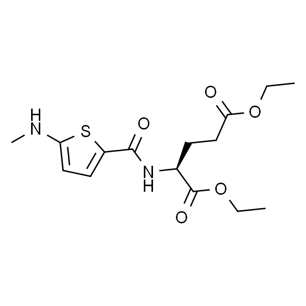 (S)-Diethyl 2-(5-(methylamino)thiophene-2-carboxamido)pentanedioate