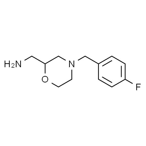 4-[(4-Fluorophenyl)methyl]-2-morpholinemethanamine