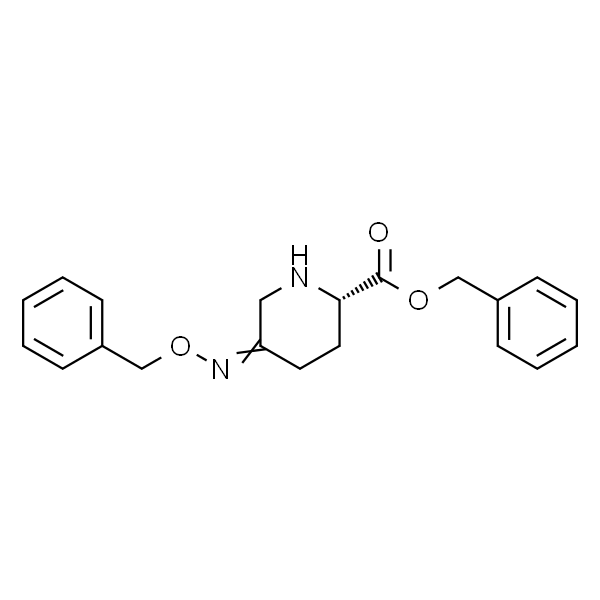 2-Piperidinecarboxylic acid, 5-[(phenylmethoxy)imino]-, phenylmethyl ester, (2S)-